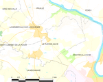 Map commune FR insee code 49242